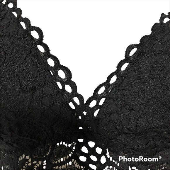 NWOT aerie Lace Bralette Pullover Style Pretty Straps Half Adjustable Me… - Picture 3 of 5